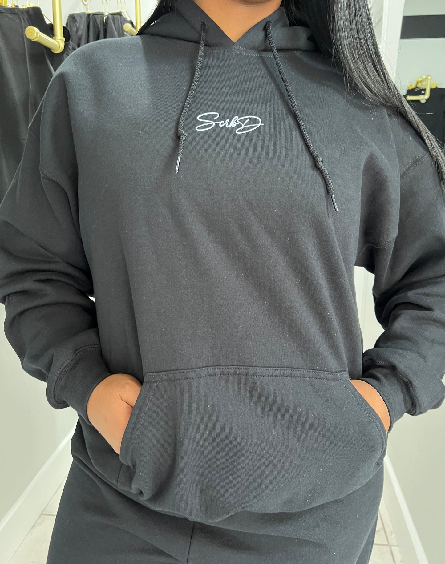 Coffee, Scrubs, & Rubber Gloves- Regular Hoodie