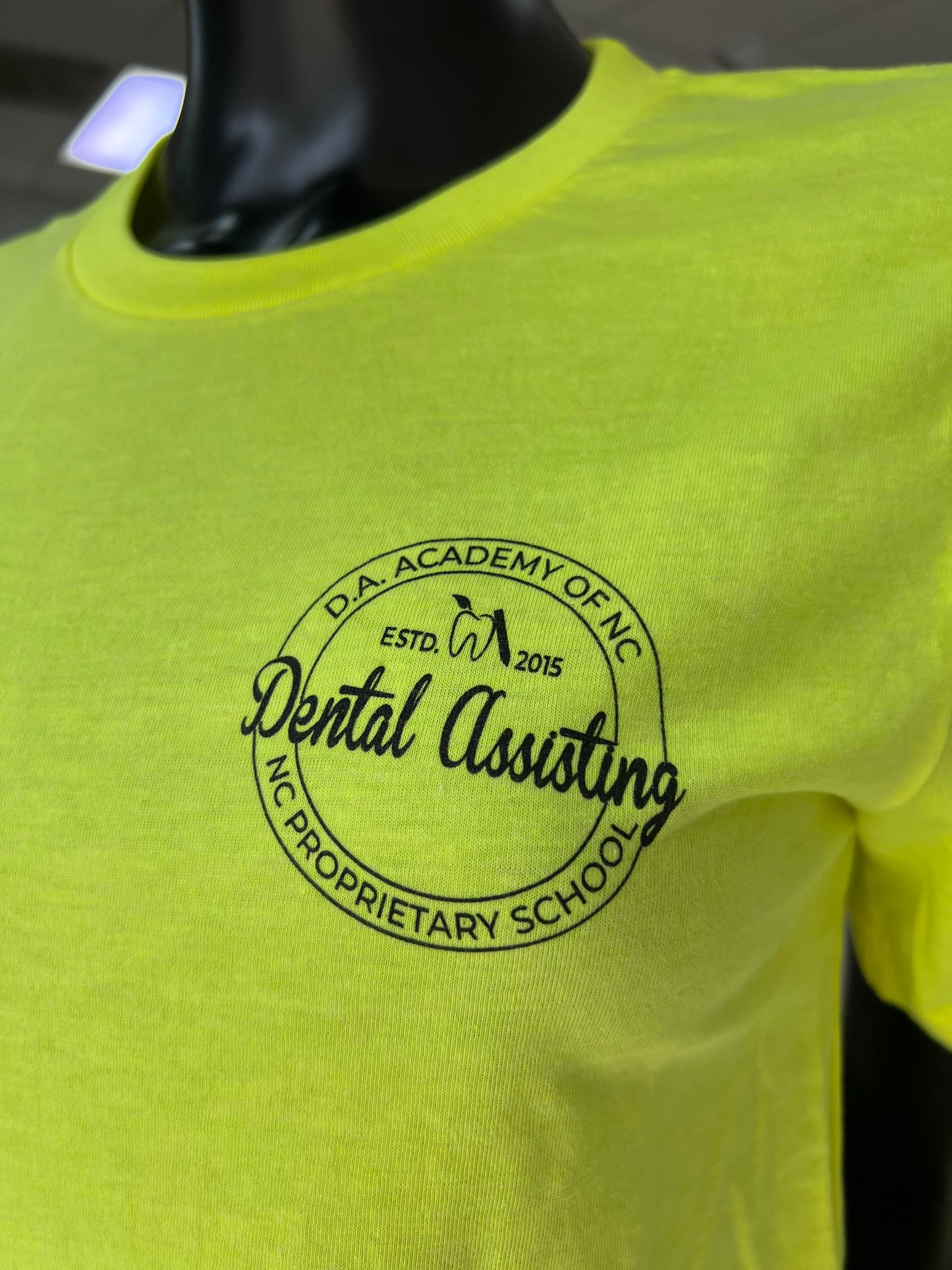 DAANC Logo Tee - Neon Yellow