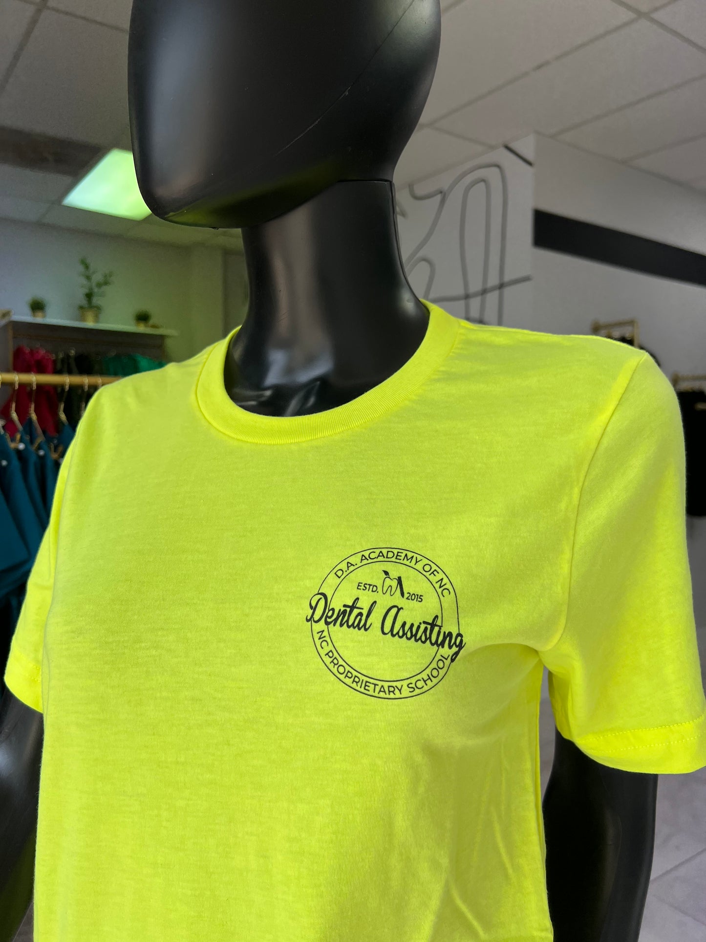 DAANC Logo Tee - Neon Yellow