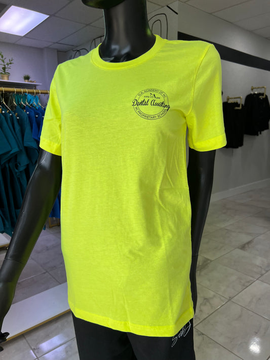 DAANC Logo Tee - Neon Yellow